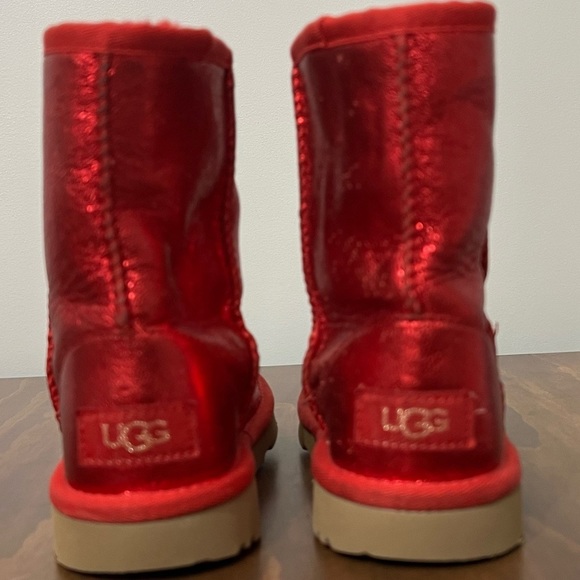 UGG Youth girls Classic Ii Metallic Sparkle Fashion Boot size US 13C - Picture 6 of 6